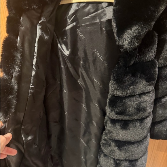 Azalea Wang Faux Fur Midi Coat - Picture 6 of 7